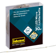 Idena Lichterkette 3.2 m silber