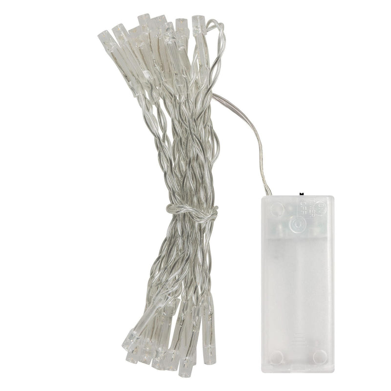 Idena Lichterkette 1 m transparent