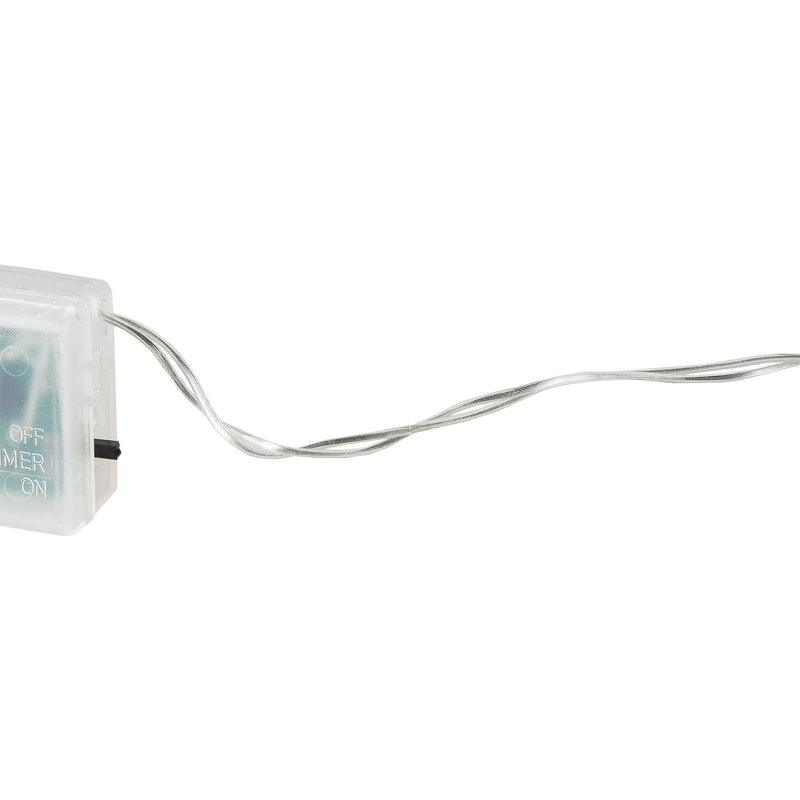 Idena Lichterkette 1 m transparent