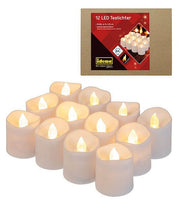 Idena LED-Teelichter 4.5 cm weiß
