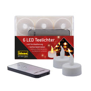 Idena LED-Teelichter weiß