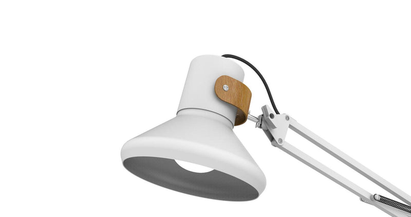 unilux LED-Schreibtischlampe 12.6 W weiß/bambus