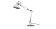 unilux LED-Schreibtischlampe 12.6 W weiß/bambus