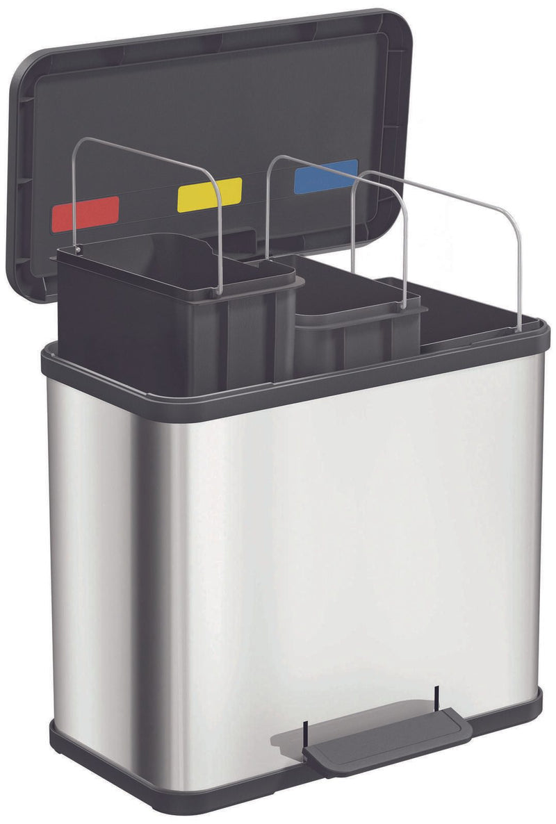 Hailo Mülltrenner 3x 9,0 l edelstahl