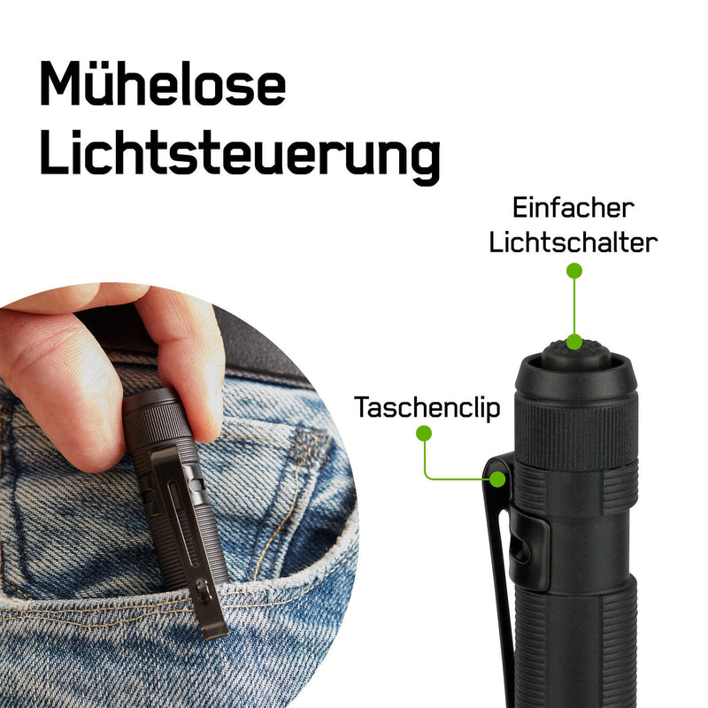 GP Taschenlampe 11.5 cm schwarz