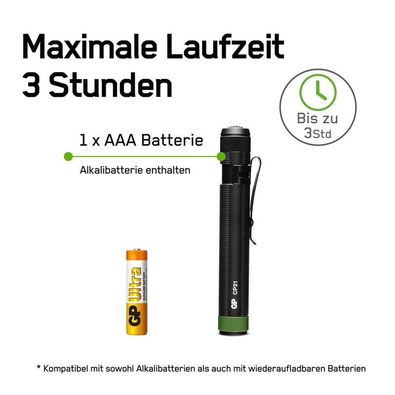 GP Taschenlampe 11.5 cm schwarz