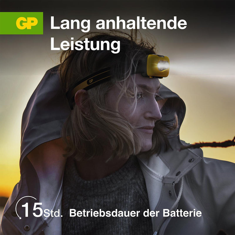 GP Stirnlampe 5.9 cm gelb