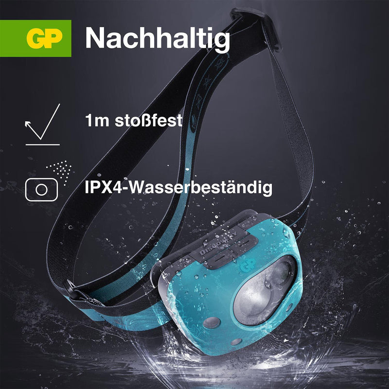 GP Stirnlampe 6.1 cm blau