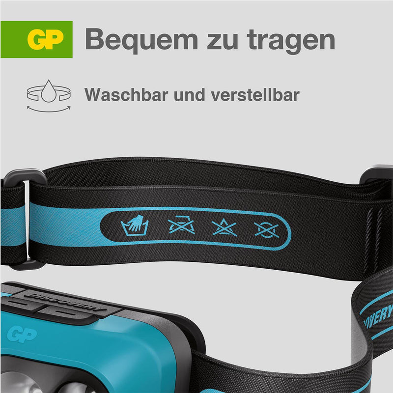 GP Stirnlampe 6.1 cm blau