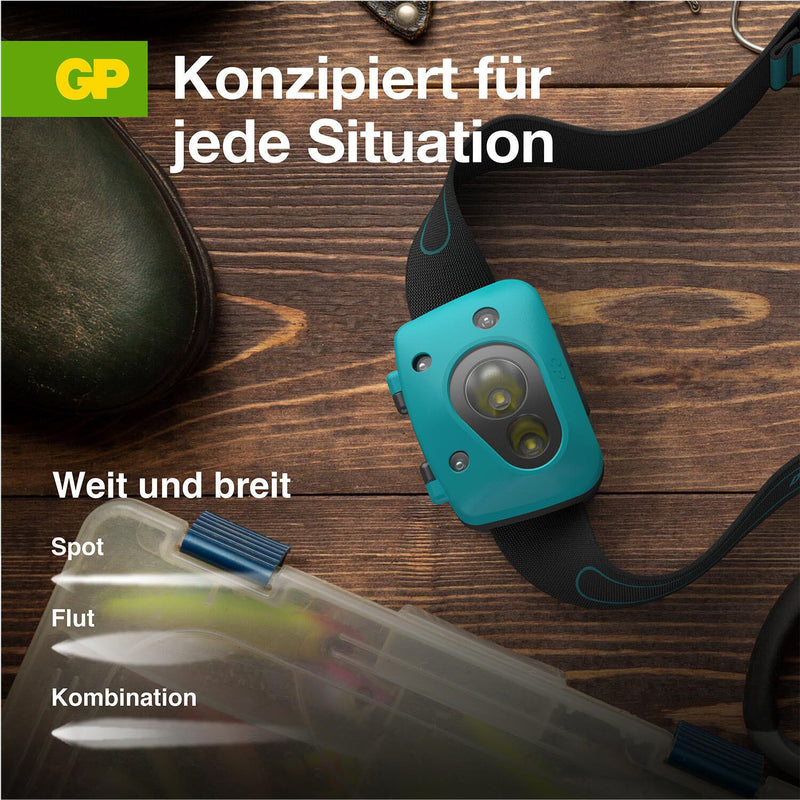 GP Stirnlampe 6.1 cm blau