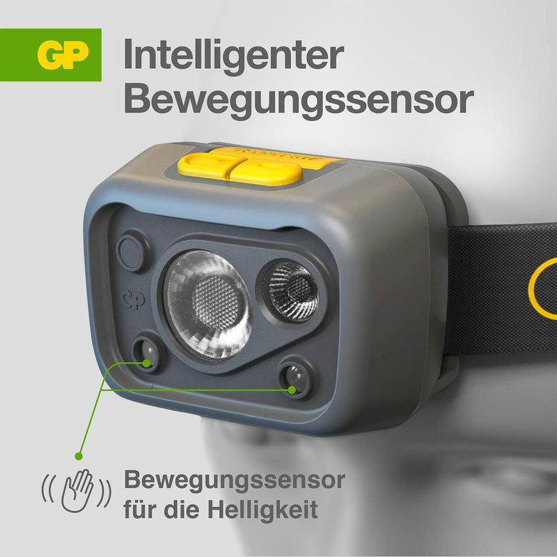GP Stirnlampe 6.6 cm grau