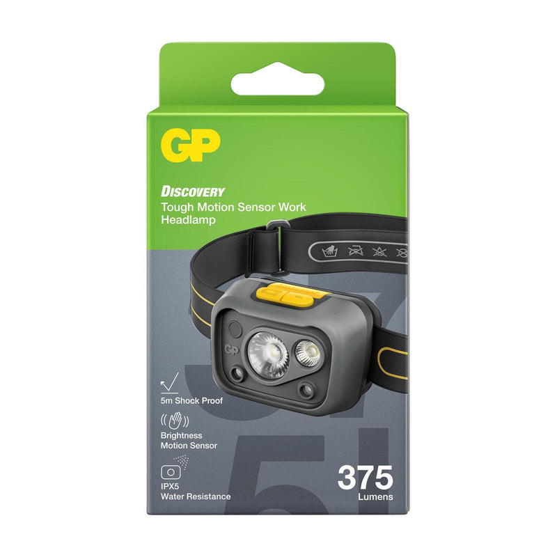 GP Stirnlampe 6.6 cm grau