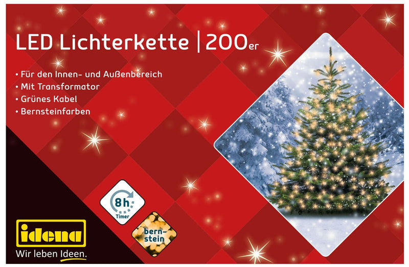 Idena Lichterkette 27.9 m dunkelgrün