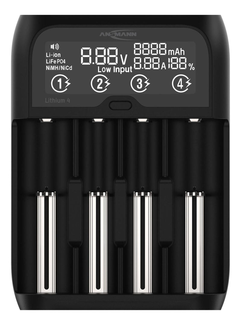 ANSMANN USB-Akku-Ladegerät Lithium 4