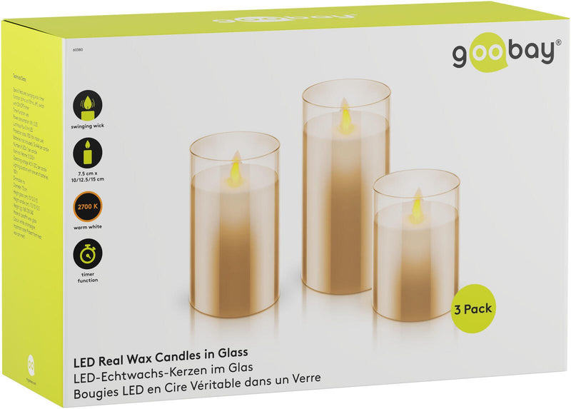 goobay LED-Kerzen gold