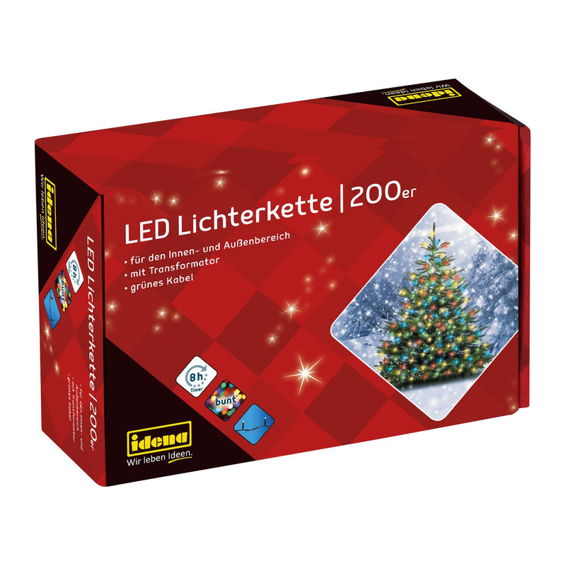 Idena Lichterkette 27.9 m schwarz