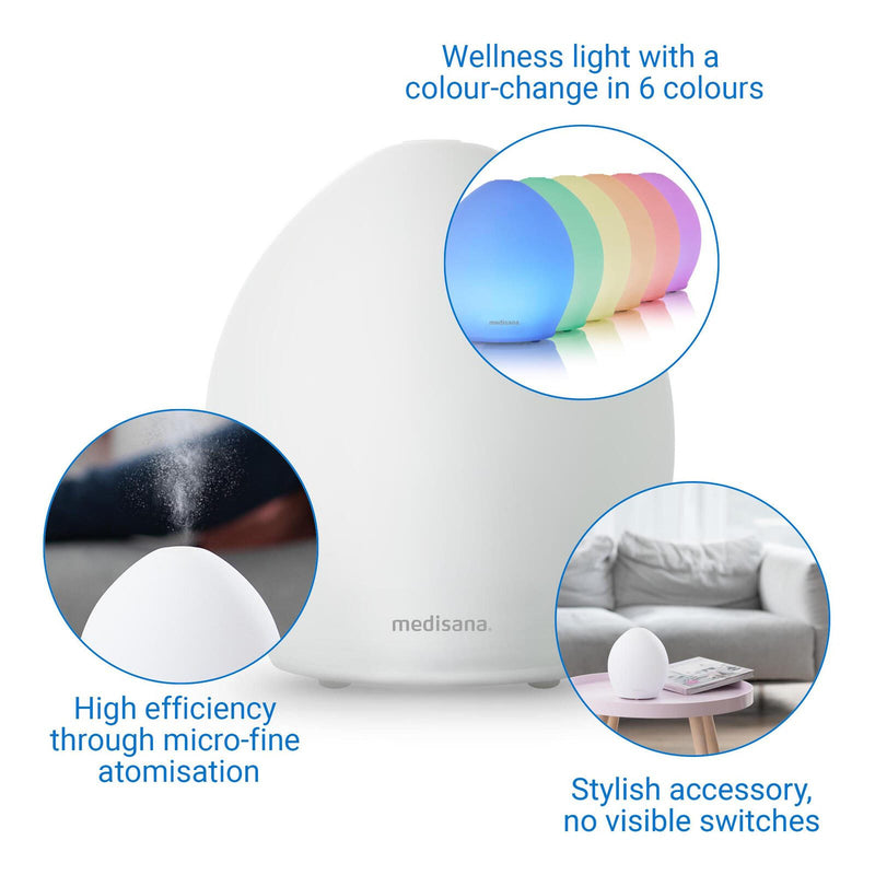 medisana Luftbefeuchter Aroma Diffusor AD 635 12 W weiß