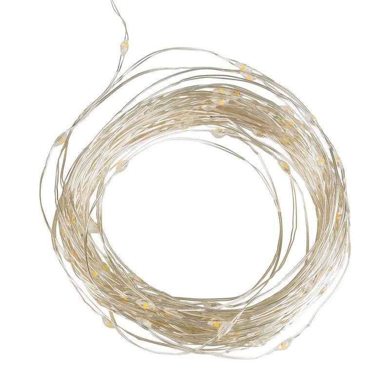 Idena Lichterkette 13.5 m silber