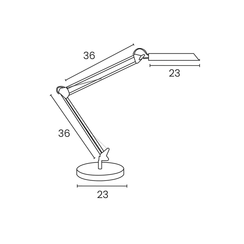 unilux LED-Schreibtischlampe schwarz
