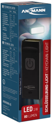 ANSMANN Taschenlampe schwarz