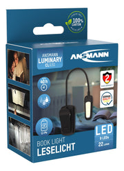 ANSMANN Buch-Leselampe schwarz
