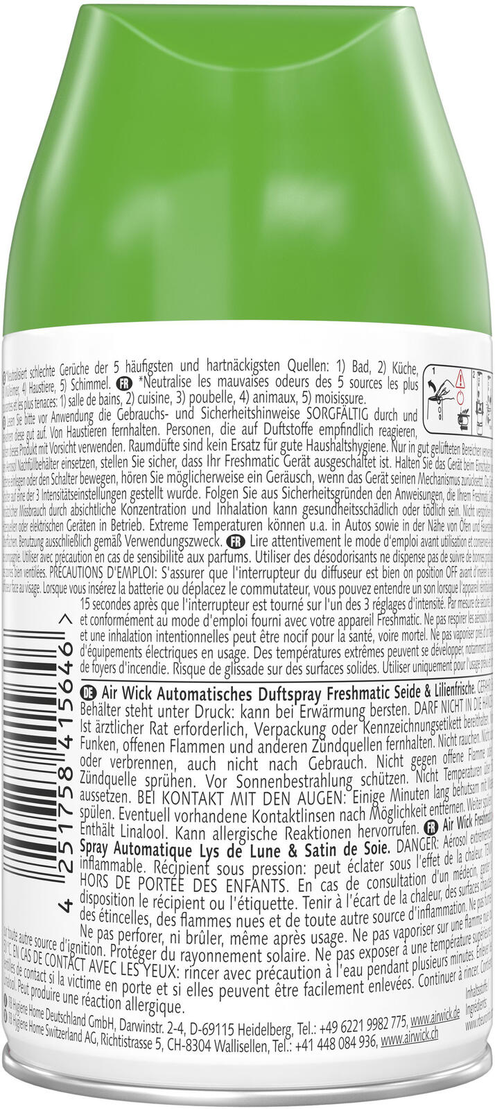 AIRWICK Raumduft-Nachfüller Seide & Lilienfrische 250,0 ml