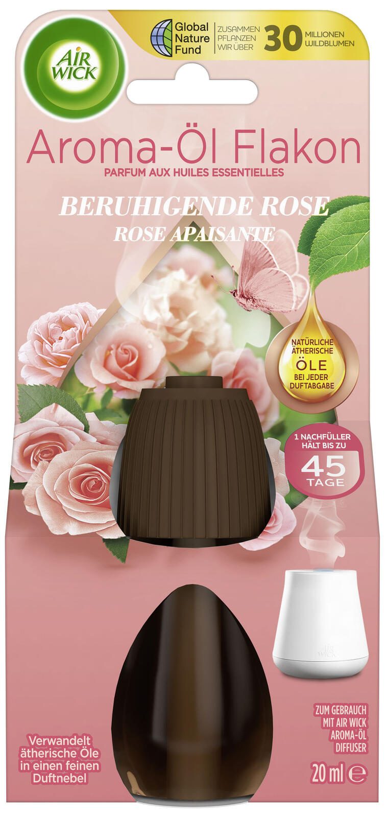 AIRWICK Duftöl BERUHIGENDE ROSE 20 ml
