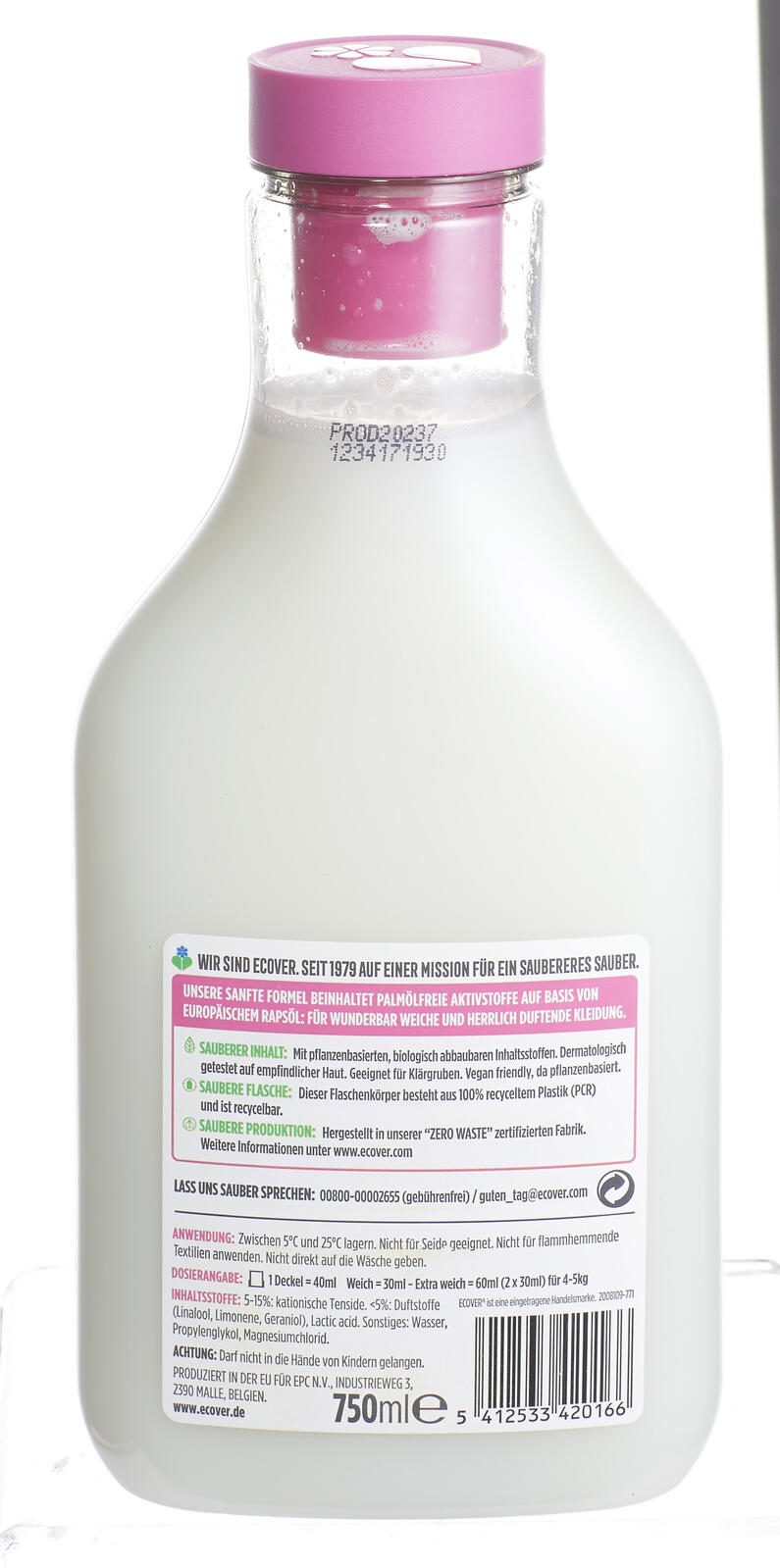 ECOVER Weichspüler Apfelblüte und Mandel 0,75 l