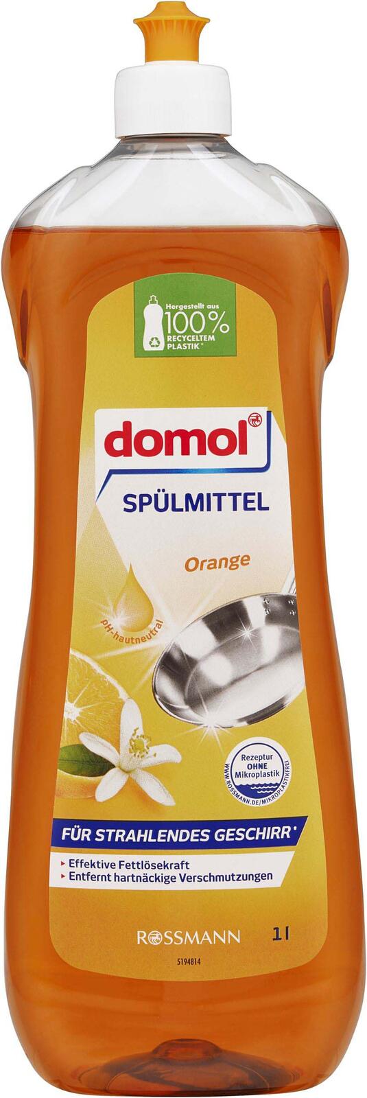 domol Spülmittel Orange 1,0 l