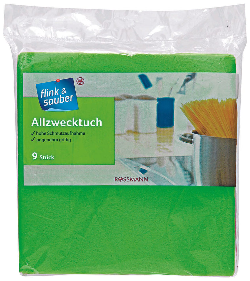 flink & sauber Schwammtücher 38 cm x 38 cm