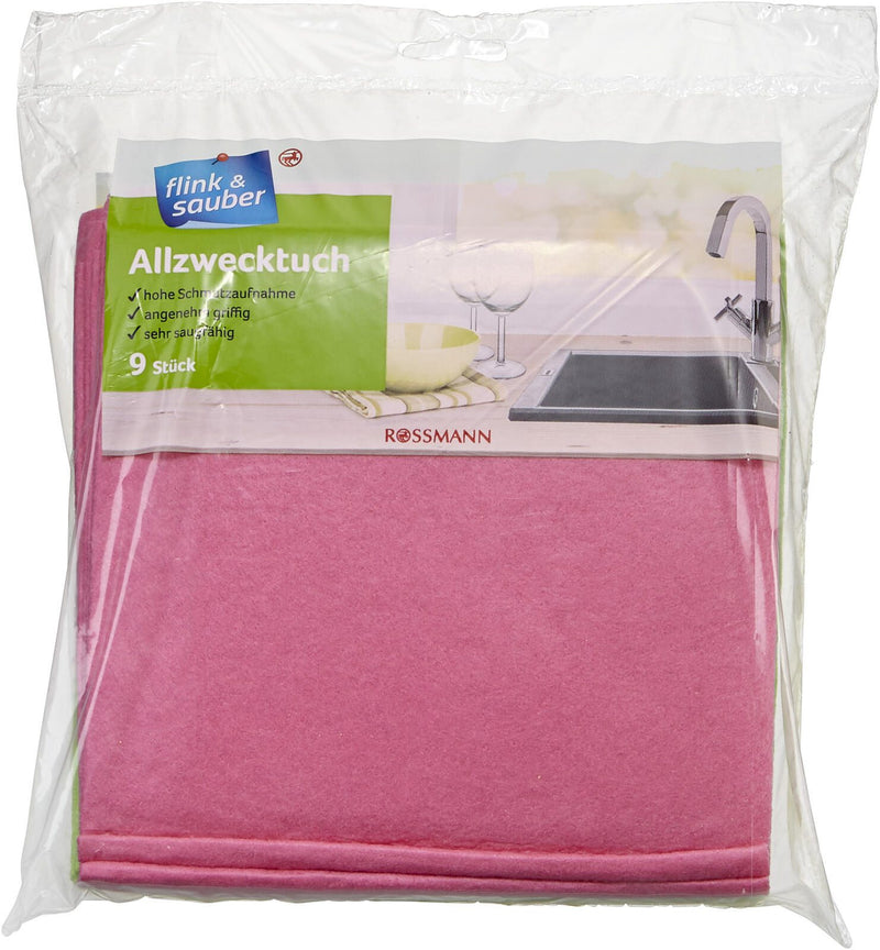 flink & sauber Schwammtücher 38 cm x 38 cm
