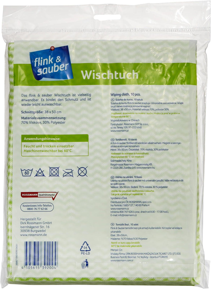 flink & sauber Wischtücher 50 cm x 38 cm