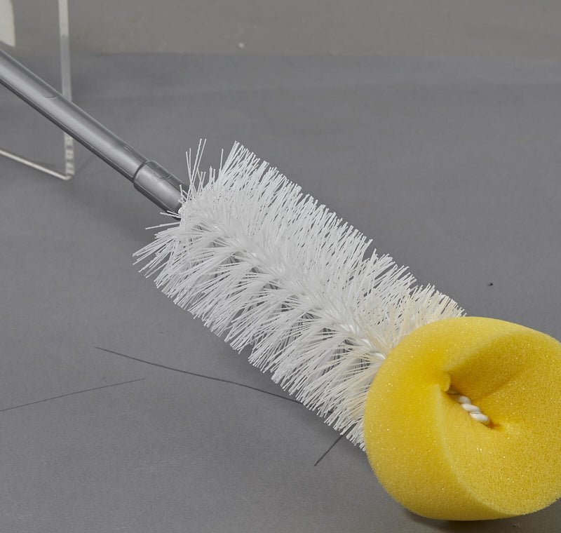 flink & sauber Flaschenbürste kann variieren (weiß, grau) Kunststoff