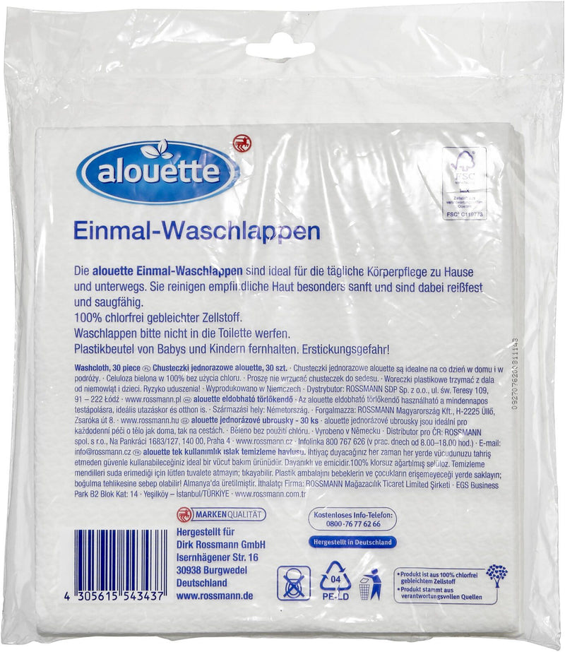 alouette trockene Reinigungstücher 1-lagig