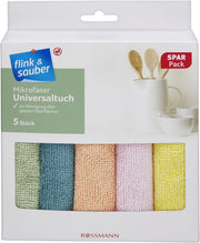 flink & sauber Mikrofasertücher 32 cm x 32 cm