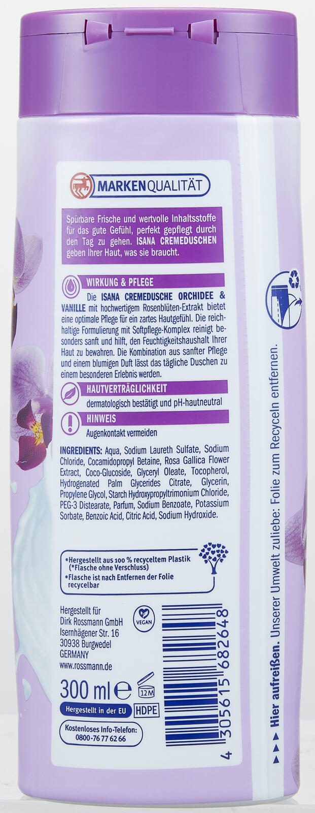 ISANA Orchidee & Vanille Duschgel 300 ml