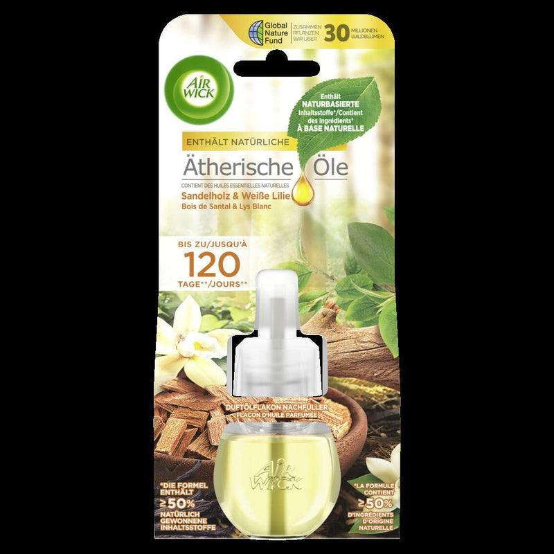 AIRWICK Raumduft-Nachfüller Sandelholz & Weiße Lilie 19 ml