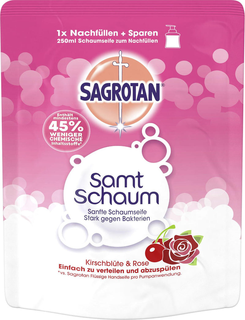 SAGROTAN® Schaumseife Kirschblüte & Rose 250 ml