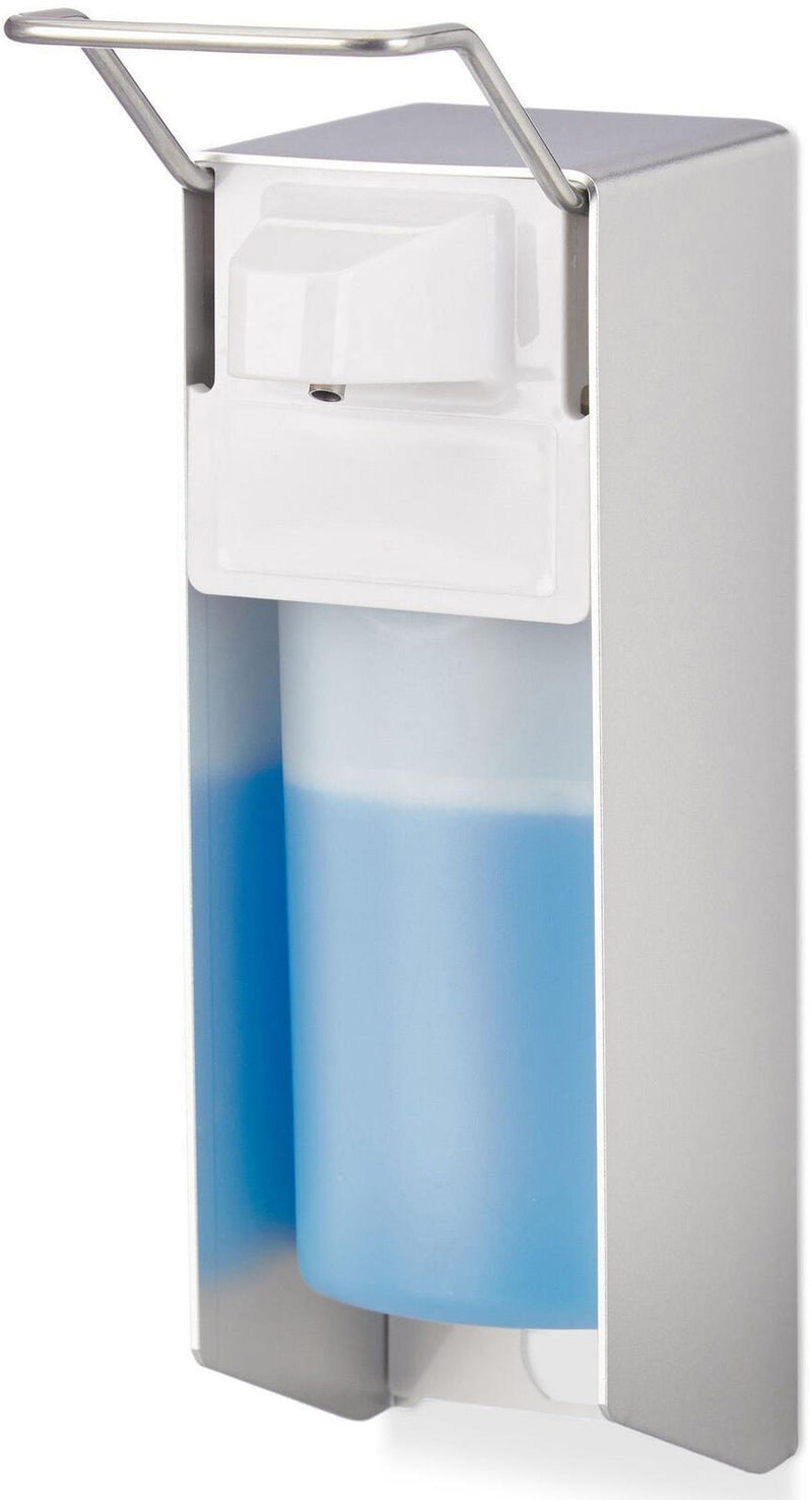 relaxdays Desinfektionsspender 0,5 l silber
