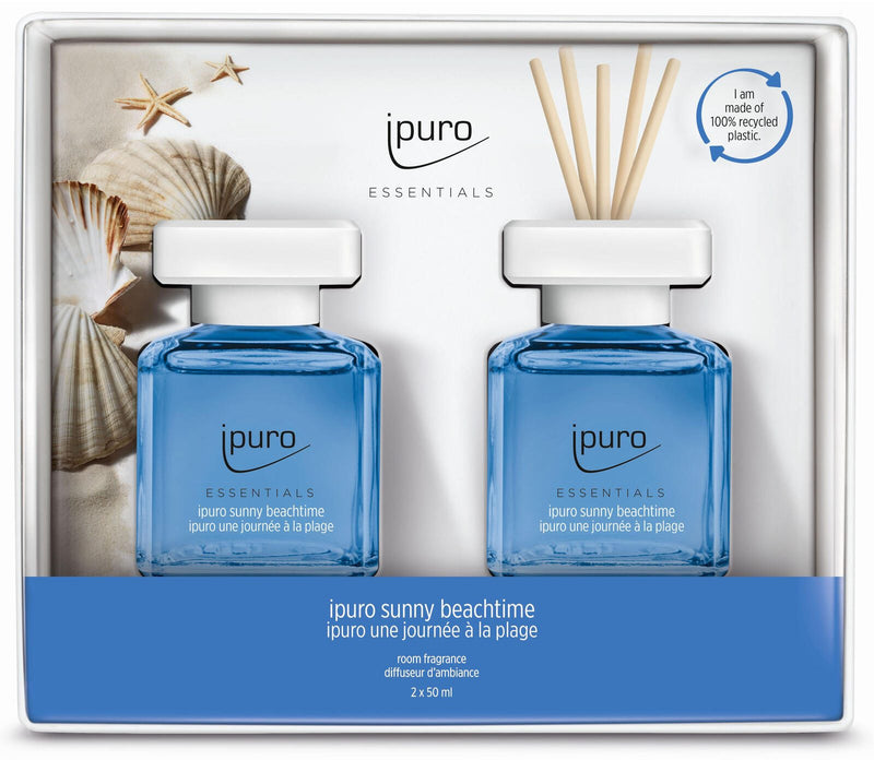 ipuro Raumduft Grapefruit, Zitrone, Minze, Jasmin, Lilie, Rose, Weißer Moschus, Tonkabohne 2x 50 ml