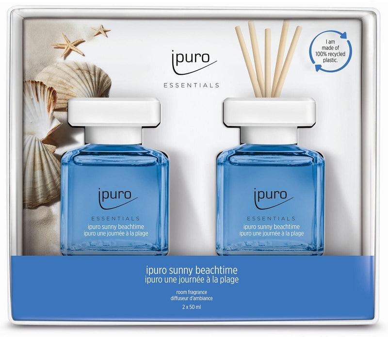 ipuro Raumduft Grapefruit, Zitrone, Minze, Jasmin, Lilie, Rose, Weißer Moschus, Tonkabohne 2x 50 ml