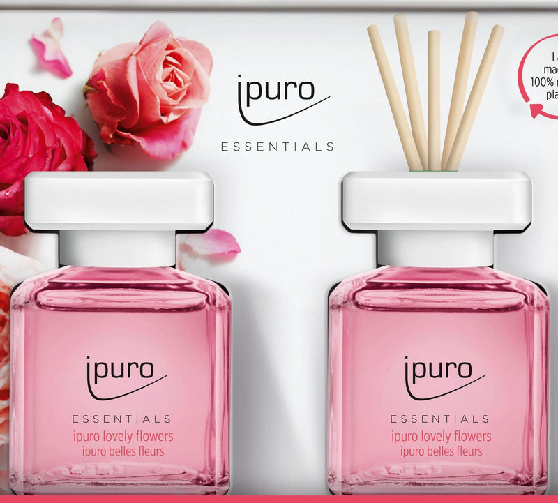 ipuro Raumduft Aquatisch, Ylang Ylang, Rose, Maiglöckchen, Vanille, Moschus 2x 50 ml