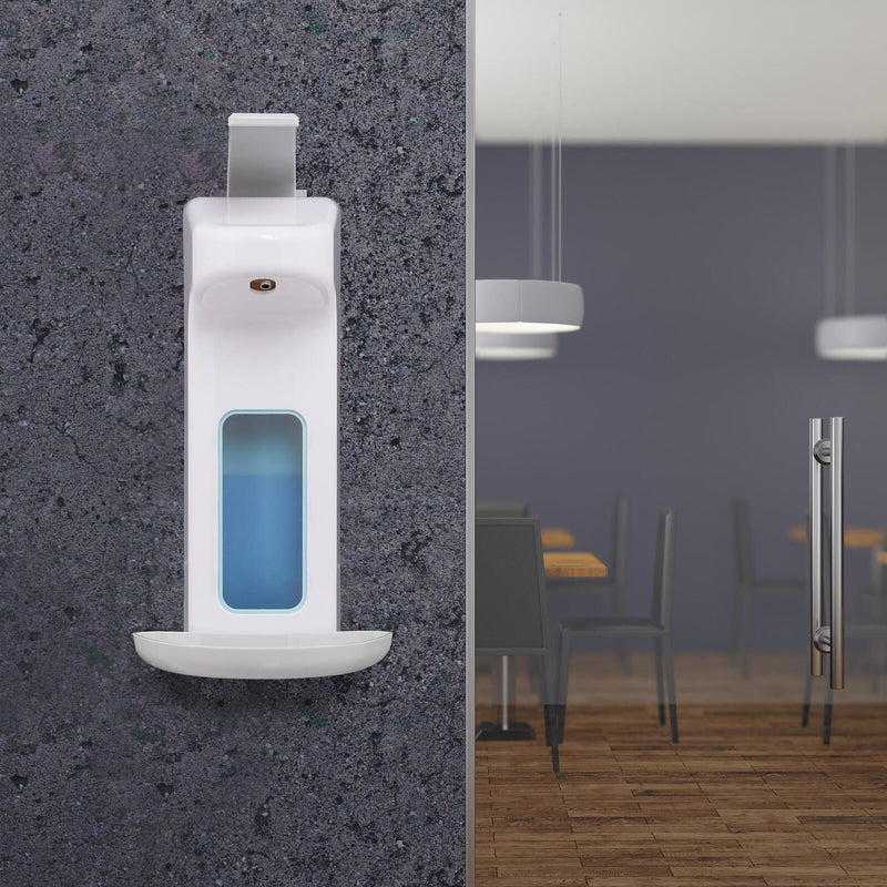 relaxdays Desinfektionsspender 1,0 l weiß