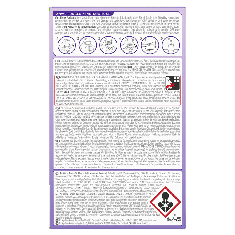 AIRWICK Duftöl-Set Entspannender Lavendel 20 ml