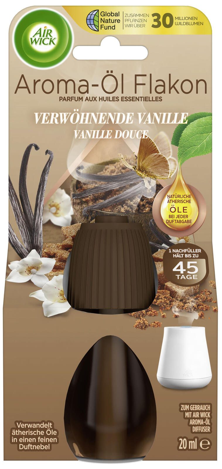 AIRWICK Duftöl VERWÖHNENDE VANILLE 20 ml