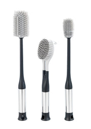Maximex Spülbürsten-Set schwarz/grau Polypropylen, Edelstahl