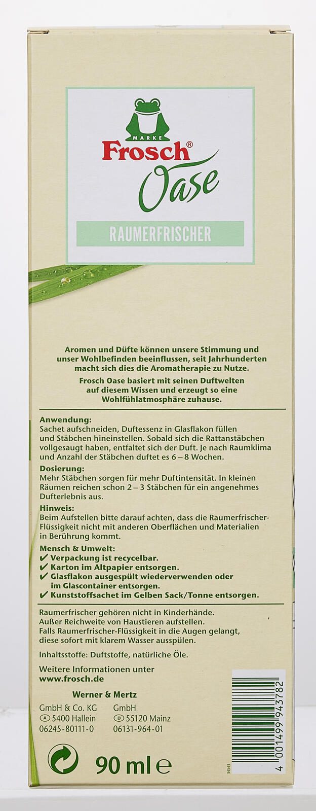 Frosch® Raumduft Zitronengrasfrische 90,0 ml