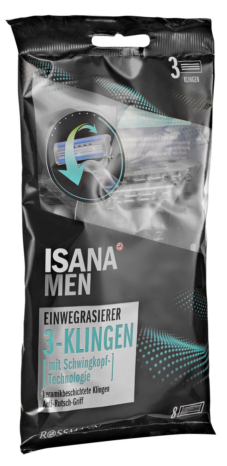 ISANA MEN Einwegrasierer 8 St.
