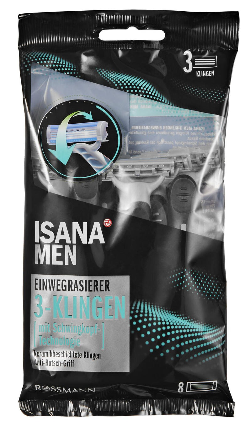 ISANA MEN Einwegrasierer 8 St.