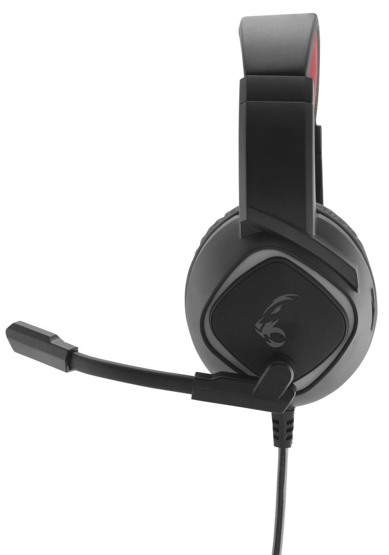 MediaRange Gaming-Headset MRGS301 schwarz, rot